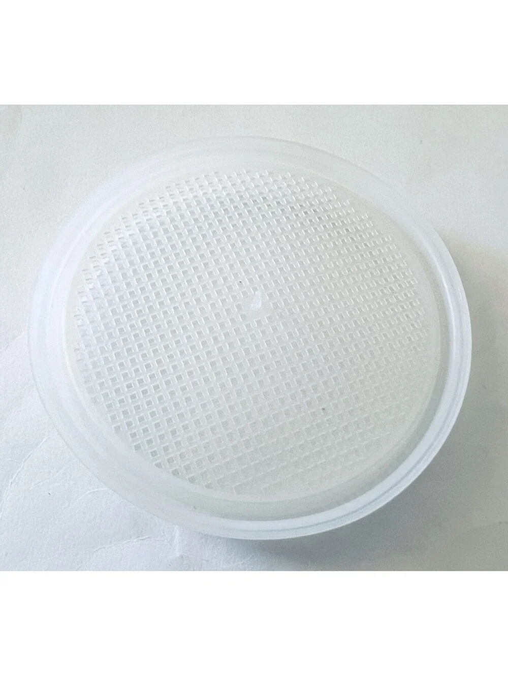 Vintage Tupperware Hamburger Patty Keepers Set of 2 Clear 2 Sizes Replacement